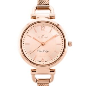 LAIKRODIS G. ROSSI - LESTI - 3652B (zg772f) - rose gold + BOX