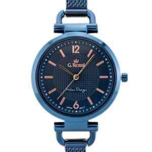 LAIKRODIS G. ROSSI - LESTI - 3652B (zg772h) - blue + BOX