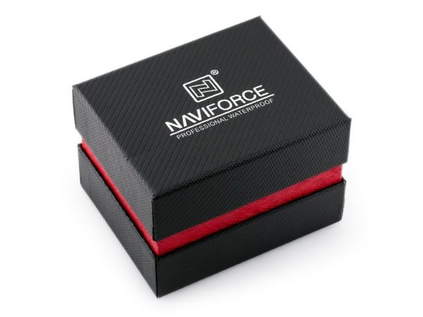 Laikrodžio dovanų dėžutė - Naviforce - czarno-czerwone