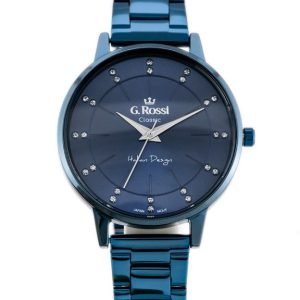 LAIKRODIS G. ROSSI - C11715B-6F1 (zg777e) blue + BOX