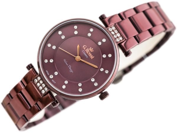 LAIKRODIS G. ROSSI - C5131B-2B3 (zg780d) violet + BOX - Image 2
