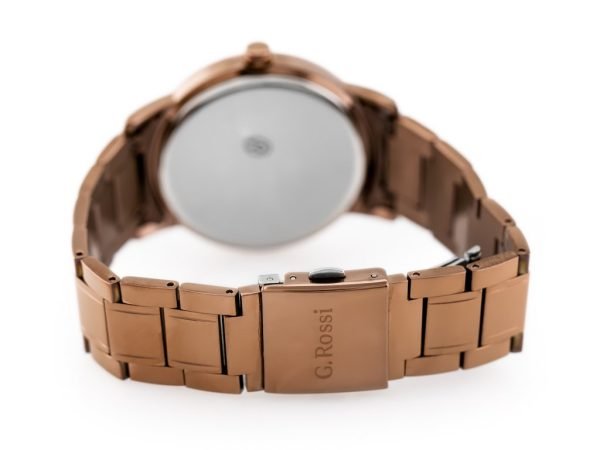LAIKRODIS G. ROSSI - 10194B-2B3 (zg257f) brown + BOX - Image 4