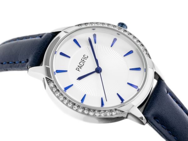 MOTERIŠKAS LAIKRODIS PACIFIC X6167 - dirželis - granat (zy661b) - Image 3