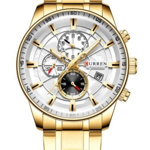 VYRIŠKAS LAIKRODIS CURREN 8362 (zc017c) - CHRONOGRAPH + BOX
