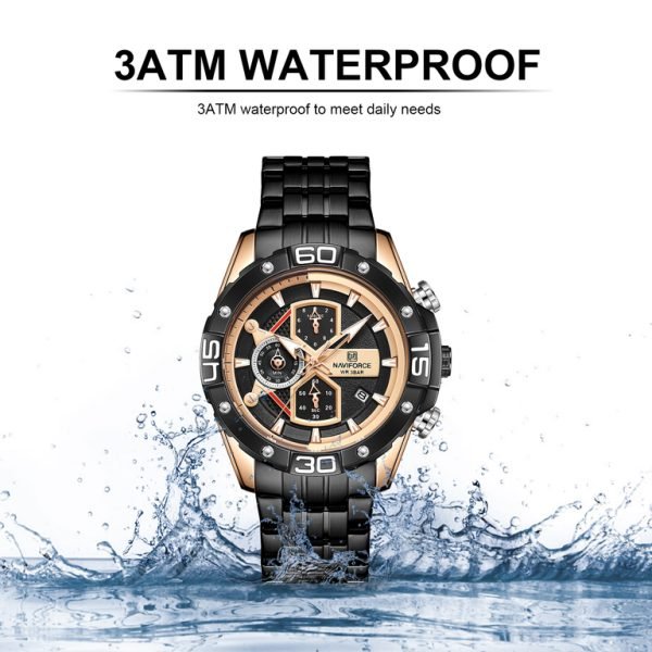 VYRIŠKAS LAIKRODIS NAVIFORCE NF8018 - CHRONOGRAPH (zn122c) + BOX - Image 5