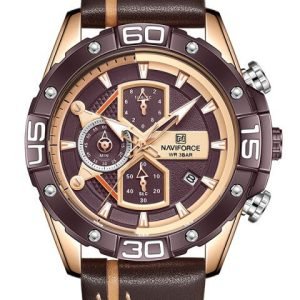 VYRIŠKAS LAIKRODIS NAVIFORCE NF8018 - CHRONOGRAPH (zn122d) + BOX