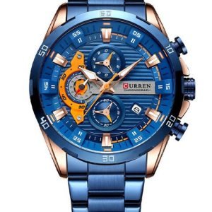 VYRIŠKAS LAIKRODIS CURREN 8402- CHRONOGRAPH (zc029d) + BOX
