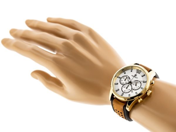 VYRIŠKAS LAIKRODIS PERFECT CH01L - CHRONOGRAPH (zp354c) + BOX - Image 5