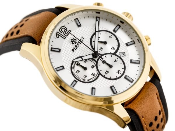 VYRIŠKAS LAIKRODIS PERFECT CH01L - CHRONOGRAPH (zp354c) + BOX - Image 3