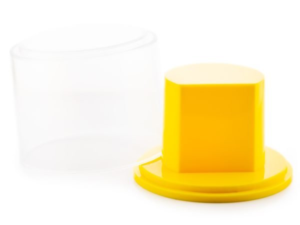 Laikrodžio dovanų dėžutė - plastikowe żółte - Image 2