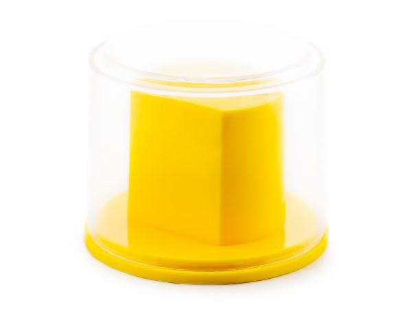 Laikrodžio dovanų dėžutė - plastikowe żółte