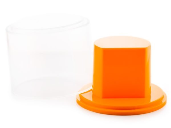 Laikrodžio dovanų dėžutė - plastikowe pomarańczowe - Image 2