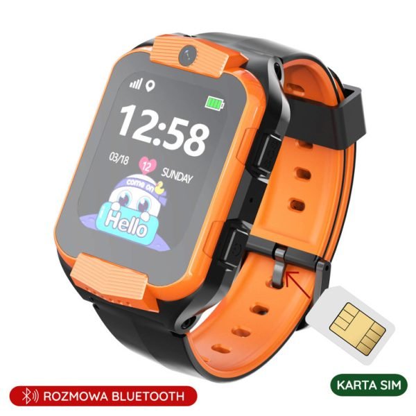 VAIKIŠKAS IŠMANUSIS LAIKRODIS  PACIFIC 32-3 KIDS - orange / black (sy028c) - Image 4