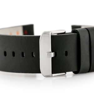 Odinis dirželis   laikrodžiui  W39 czarny/czerwony 22mm