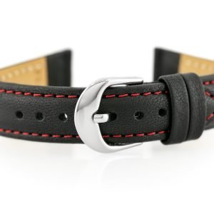 Odinis dirželis   laikrodžiui  BISSET BS-158 - 18mm (red)