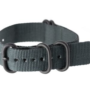 Dirželis  N01 NATO laikrodžiui  - szary - 20mm