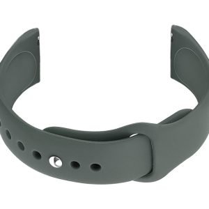 Guminis dirželis   laikrodžiui  U21 22mm - ciemnoszary