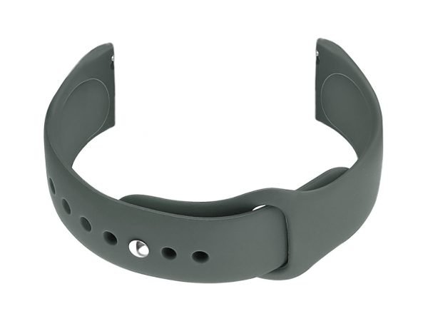 Guminis dirželis   laikrodžiui  U21 22mm - ciemnoszary