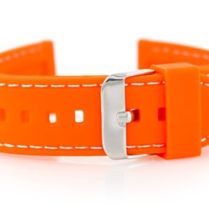 U20 guminis laikrodžio dirželis - oranžinis 22 mm