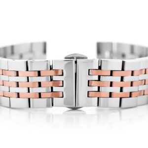 Pacific apyrankė 4 modelis sidabro rožinio aukso 18mm