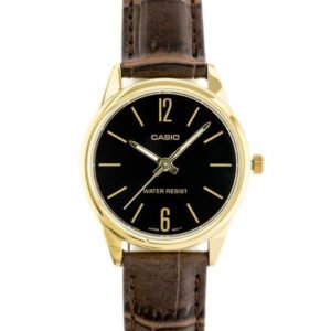 CASIO LTP-V005GL-1BUDF moteriškas laikrodis (zd582d) + dėžutė