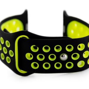 "Apple Watch" dirželis U24 - juodas/žalias - 42/44 mm