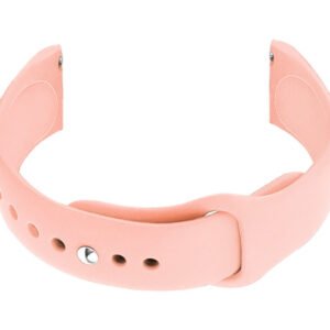 U21 22 mm guminis laikrodžio dirželis - rožinis