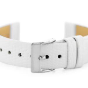 W107 odinis laikrodžio dirželis - baltas/šviesus. 12 mm