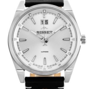 BISSET BSCF40 vyriškas laikrodis (zb095a) - apsauginis stiklas