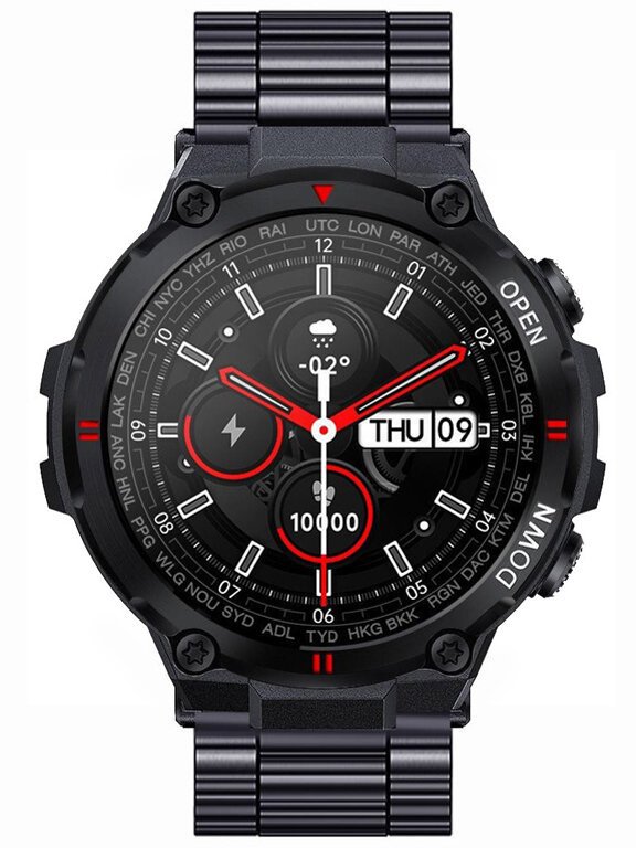 GRAVITY GT7-2 vyriškas išmanusis laikrodis - skambučiai (sg016b) - Image 3