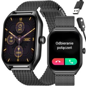 SMARTWATCH UNISEX Rubicon RNCF03 - BLUETOOTH SUSIJUNGIMAI, VISADA ĮJUNGTAS DISPLAY (sr049g)