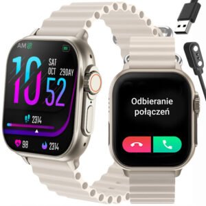 SMARTWATCH UNISEX Rubicon RNCF17 - BLUETOOTH skambutis, belaidis įkrovimas (sr059c)