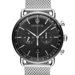 Vyriškas laikrodis DONOVAL CHRONOSTAR DL0028 - CHRONOGRAFAS + DĖŽUTĖ (zdo006a)