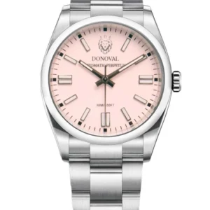 AUTOMATINIS LAIKRODIS DONOVAL PINK PANTHER DL0005 + dėžutė (zdo001e)