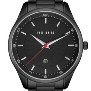 PAUL LORENS vyriškas laikrodis - PL12156B2-1A5 (zg357d) + dėžutė