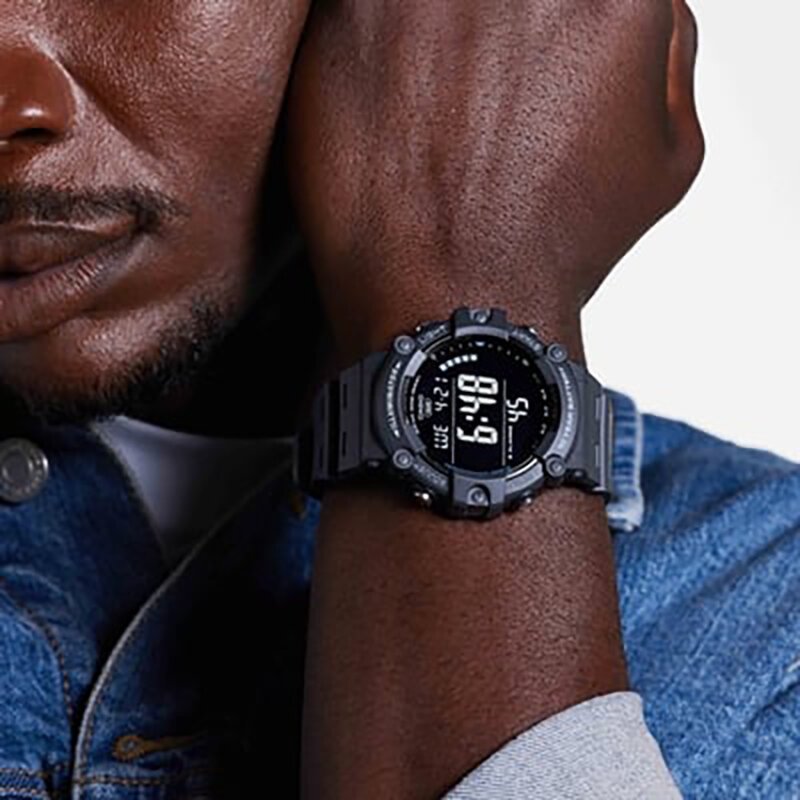 VYRIŠKAS LAIKRODIS CASIO SPORT ILLUMINATOR AE-1500WH-8B + DĖŽUTĖ - Image 8