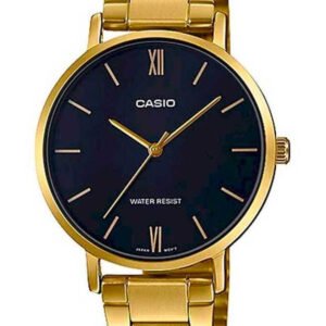 CASIO LTP-VT01G-1B moteriškas laikrodis (zd613d) + dėžutė