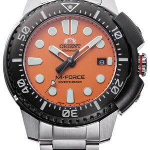 Orient Sport M-Force automatinis vyriškas laikrodis RA-AC0L08Y00B + dėžutė
