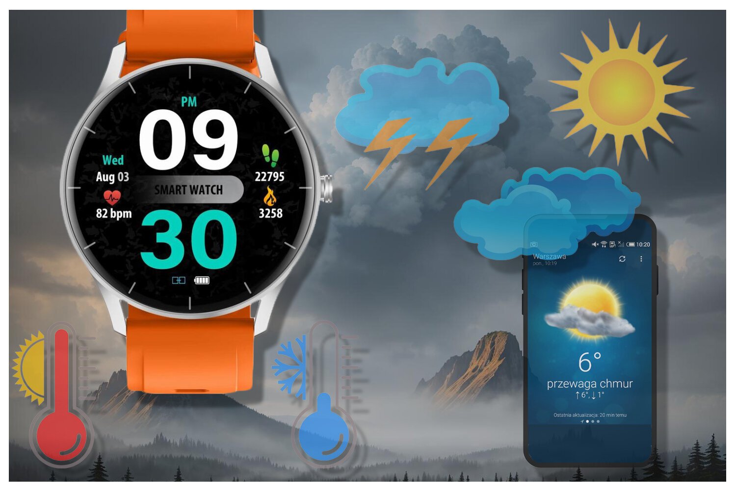 SMARTWATCH UNISEX GRAVITY GT2-8 - BLUETOOTH SUSIJUNGIMAS, nuosavas rinkiklis (sg019h) - Image 9