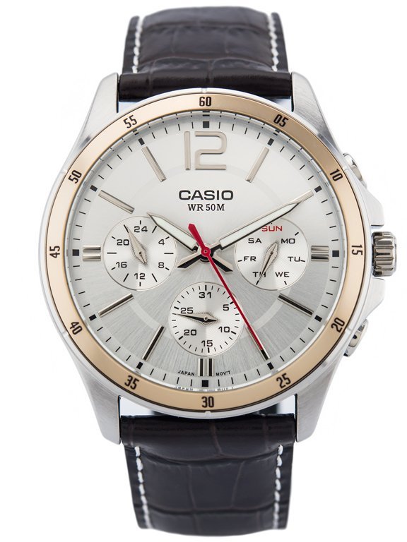 CASIO vyriškas laikrodis MTP-1374L-7AVDF (zd064a) + dėžutė