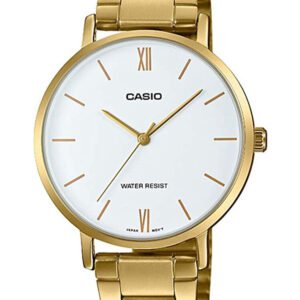 CASIO MOTERIŠKAS LAIKRODIS LTP-VT01G-7BUDF + DĖŽUTĖ