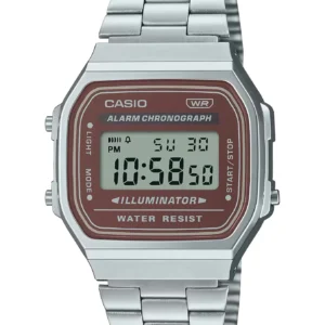 UNISEX CASIO A168WA-5A VINTAŽINIS LAIKRODIS + DĖŽUTĖ