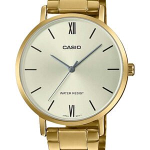 CASIO LTP-VT01G-9B moteriškas laikrodis + dėžutė (zd613h)