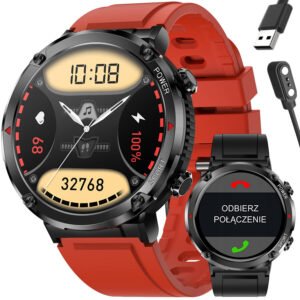 GRAVITY GT21-6 vyriškas išmanusis laikrodis - BLUETOOTH skambutis, papildomas diržas (sg025f)