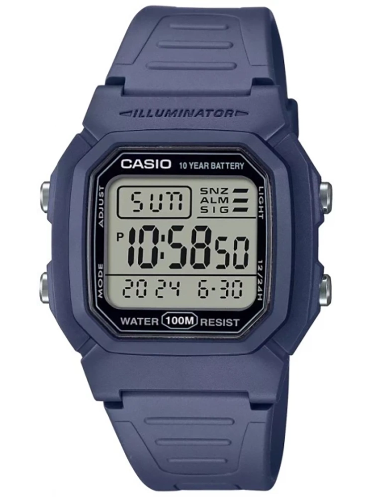CASIO vyriškas laikrodis W-800H-2A (zd100c) - CLASSIC + dėžutė