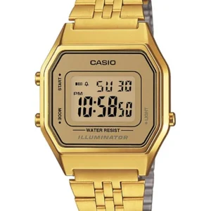 CASIO VINTAŽINIS MOTERIŠKAS LAIKRODIS LA680WGA-9D + DĖŽUTĖ