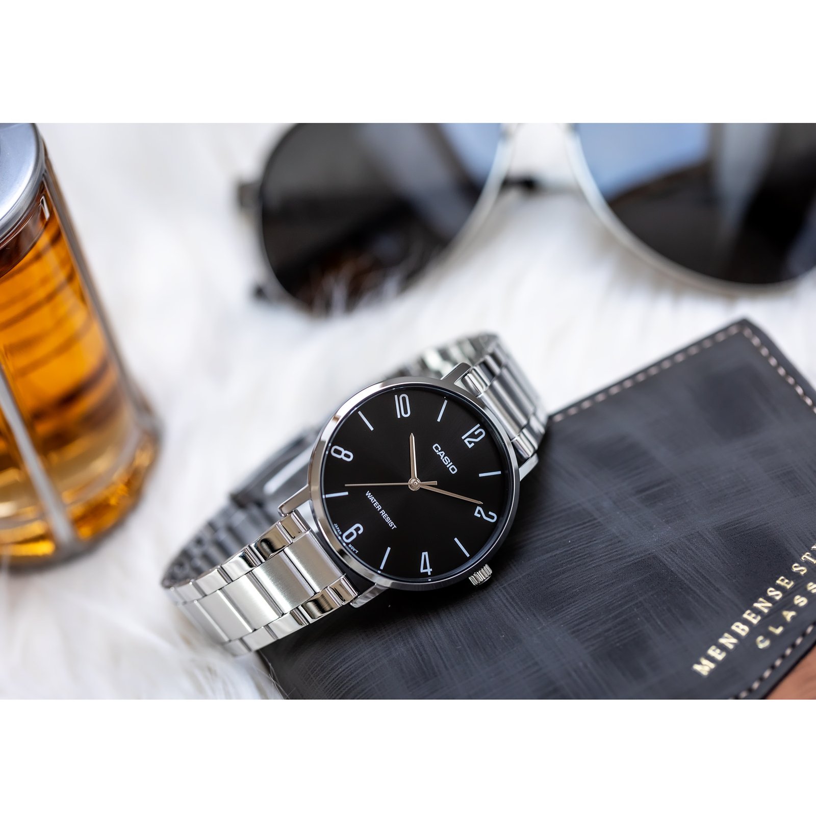 CASIO vyriškas laikrodis MTP-VT01D-1B2 (zd165i) + dėžutė - Image 6