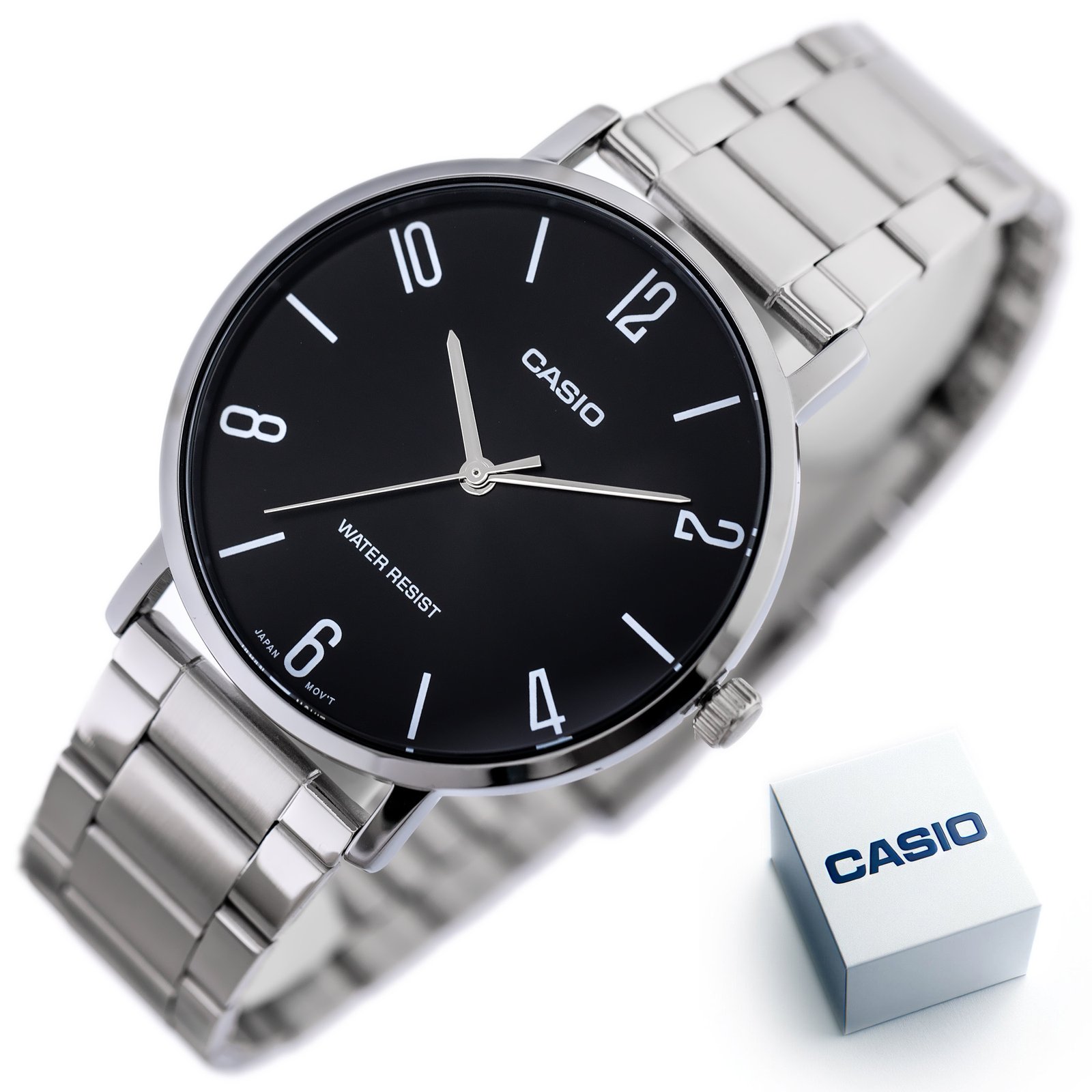 CASIO vyriškas laikrodis MTP-VT01D-1B2 (zd165i) + dėžutė - Image 8