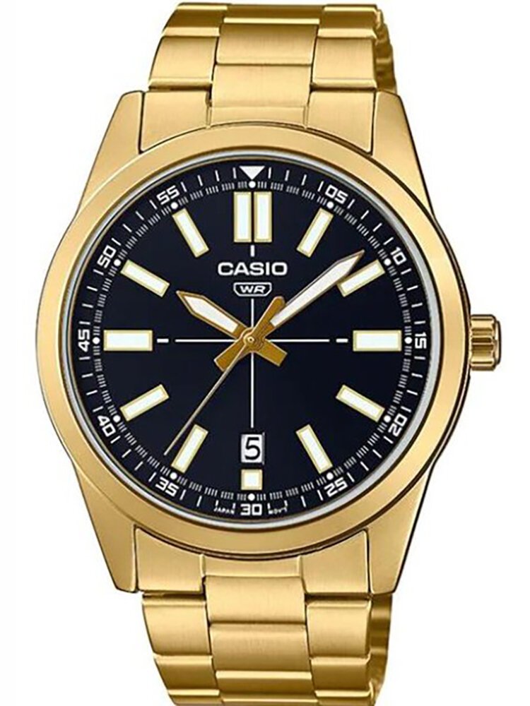 CASIO vyriškas laikrodis MTP-VD02G-1E (zd217c) + dėžutė
