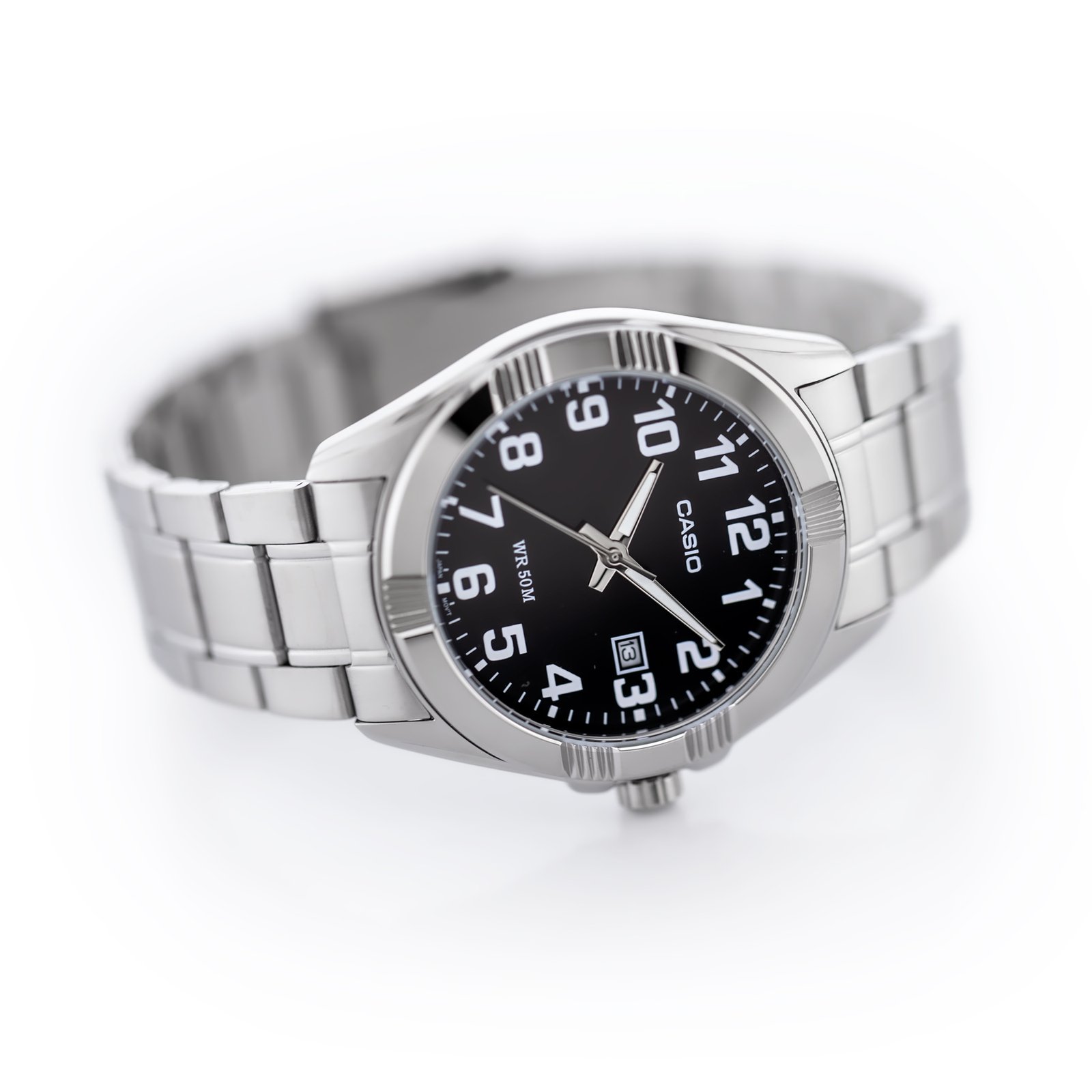 CASIO MTP-1308D-1B vyriškas laikrodis (zd177d) + dėžutė - Image 4